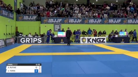 DOUGLAS RUFINO DA SILVA vs CAIO TERRA 2018 European Jiu-Jitsu IBJJF Championship