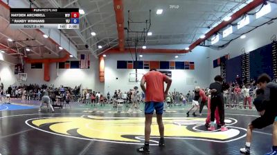 96 lbs Quarterfinal - Hayden Archbell, Witchduck Training Facility vs Randy Winnans, VA ELITE /