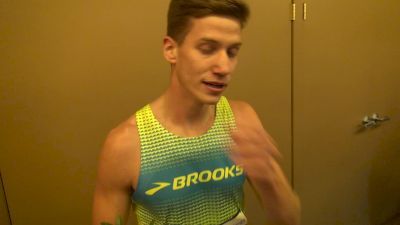 Brannon Kidder after winning the 1k says he is focusing on the 1500 for outdoors