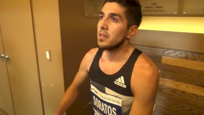 Cristian Soratos runs 3:54 in the 'B' mile heat speaks about altitude converted miles