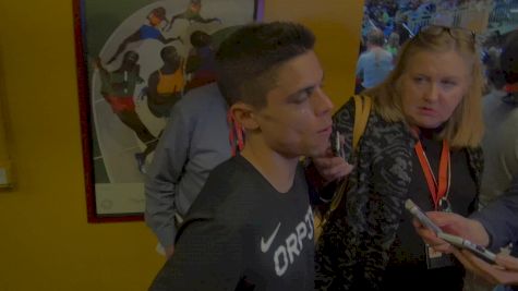 Matt Centrowitz after his 2 mile at Millrose, chats about potential 5k future