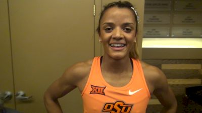 Kaela Edwards after an NCAA top 10 mile all-time, wanted the NCAA record