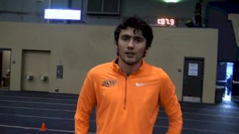 Matthew Fayers after PR in mile