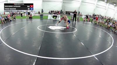 105 lbs Guilianna Latshaw, Pennsylvania Blue vs Piper Weaver, Missouri