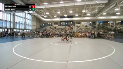 102 lbs Quarterfinals (8 Team) - Ryder Hintz, Wyoming Gold vs Tate Nielson, Utah Gold