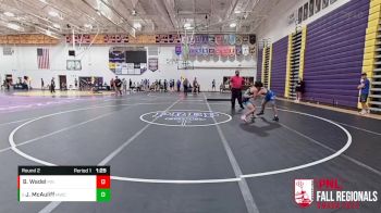 121B Round 2 - Jack McAuliff, MWC Wrestling Academy vs Brady Wadel, PINnacle Wrestling