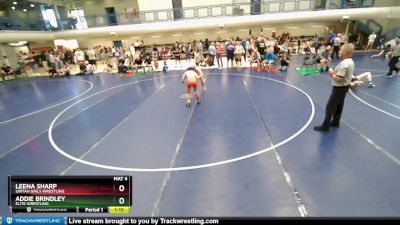 106 lbs Round 3 - Addie Brindley, Elite Wrestling vs Leena Sharp, Uintah Girls Wrestling