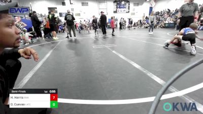 52/55 lbs Semifinal - Harper Harris, Shelton Wrestling Academy vs Darren Cuevas, Little Axe Takedown Club