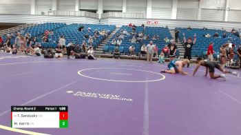 160 lbs Champ. Round 2 - Tyler Sandusky, Greencastle vs Malachia Harris, Trinity