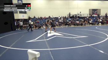 157 lbs Cons. Semi - Xander Erolin, San Francisco State vs Anthony Vargas, Cal Poly SLO