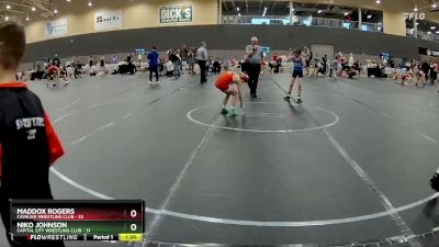 76 lbs Cons. Round 1 - Niko Johnson, Capital City Wrestling Club vs Maddox Rogers, Cavalier Wrestling Club