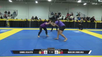 Madeleine Lenore Avila vs Carmell Selia Otto 2026 Pan IBJJF Jiu-Jitsu No-Gi Championship