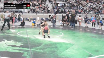 56 lbs Cons. Quarters - Mason Maciel, Moses Lake Wrestling Club vs Wesley Friehe, Moses Lake Wrestling Club