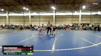 75 lbs Cons. Round 1 - Beau Bradshaw, Sandpoint Legacy Wrestling Clu vs Carson Montenegro, Homedale Wrestling