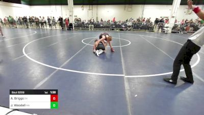 95 lbs Round Of 32 - Alexander Briggs, OH vs John Woodall, MA