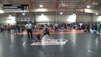 125 lbs Cons. Round 2 - Christian Delos Santos, Bellarmine vs Austin Zimmerman, Edinboro