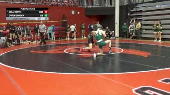 132 lbs Quarterfinal - Owen Smock, Iowa City, West vs Will Smith, Linn-Mar