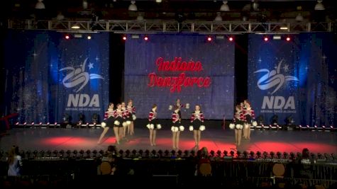 Indiana Danzforce [Junior Small Pom Day 1 - 2017 NDA All-Star Nationals]