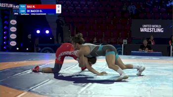 68 kg Qualif. - Nesrin Bas, Turkey vs Olivia Di Bacco, Canada