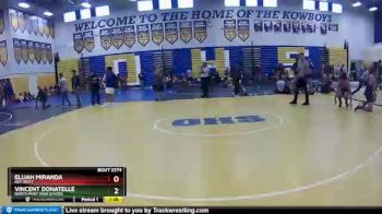 170 lbs Champ. Round 2 - Vincent Donatelle, North Port High School vs Elijah Miranda, Key West