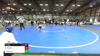 Rr Rnd 1 - Braylin Adams, Lebanon Die Hard Wrestling vs John Meehan, Tyngsborough Youth