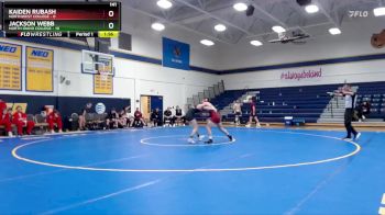 141 lbs Semis & 1st Wrestleback (8 Team) - Kaiden Rubash, Northwest College vs Jackson Webb, North Idaho College