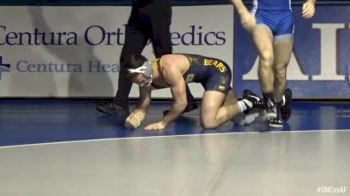 157 Jimmy Fate, Northern Colorado - 12 vs Alex Mossing, Air Force - 3