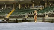 Ashleigh Gnat Soars On Double Layout, LSU - 2017 GymQuarters Podium Training