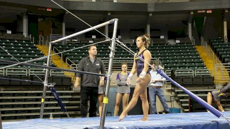 Ashleigh Gnat Bar Routine, LSU - 2017 GymQuarters Podium Training