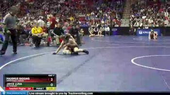 3A-126 lbs Cons. Round 3 - Maximus Riggins, Bondurant-Farrar vs Jayce Luna, Bettendorf