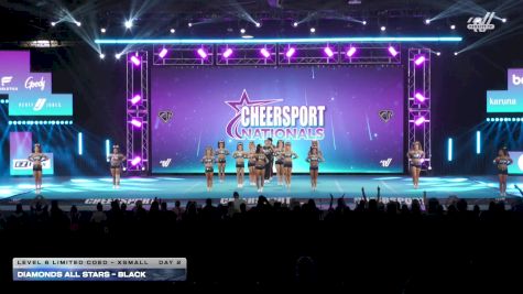 Diamonds All Stars - BLACK [2026 L6 Limited Coed - XSmall Day 2] 2026 CHEERSPORT National All Star Cheerleading Championship