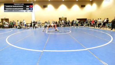 132 lbs Champ. Round 3 - Quinton Warlikowski, New York vs Weston Baumgartner, Maryland