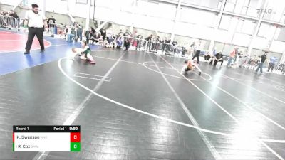 62-63 lbs Round 1 - Roland Cox, St. Maries WC vs Kinsley Swenson, Washington