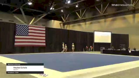 Haylee Echols - Women's Group, MAATT - 2021 USA Gymnastics Championships