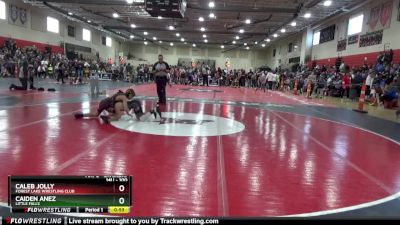 100 lbs Cons. Round 3 - Caleb Jolly, Forest Lake Wrestling Club vs Caiden Anez, LITTLE FALLS