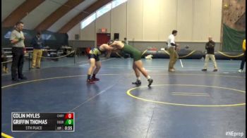 195 5th Place - Colin Myles, Choate Rosemary vs Griffin Thomas, Deerfield Academy