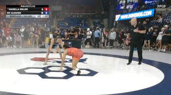 130 lbs Quarters - Isabella Miller, IA vs Kit Alsaker, WI