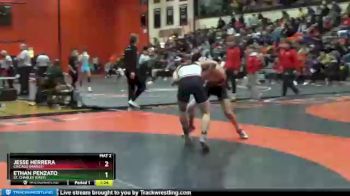 126 lbs Cons. Round 4 - Ethan Penzato, St. Charles (EAST) vs Jesse Herrera, Chicago (MARIST)