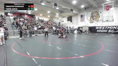 138 lbs Semifinal - Sebastian Rodriguez, Palm Desert vs Andre Garcia, Savanna