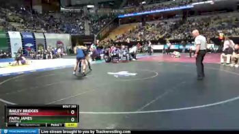 135 lbs Cons. Round 2 - Bailey Bridges, Francis Howell vs Faith James, Cassville