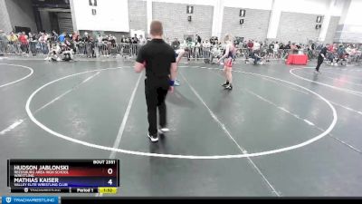 150 lbs Cons. Round 4 - Hudson Jablonski, Reedsburg Area High School Wrestling vs Mathias Kaiser, Valley Elite Wrestling Club