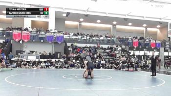 132 lbs Semifinal - Dylan Meyers, Ridgefield vs Zaphyr Musshorn, Xavier
