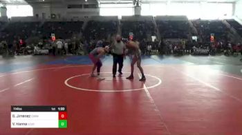 114 lbs Semifinal - George Jimenez, CRAW/RoughHouse vs Vinny Hanna, Semper Fi WC