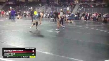 122 lbs Quarterfinal - Ashley Diaz, Team New York vs Evelyn Holmes-Smith, Team Alabama