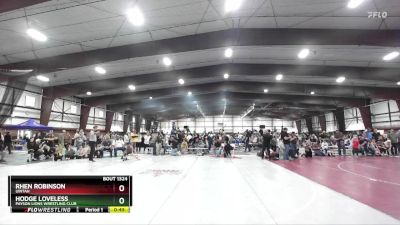 61 lbs Cons. Round 4 - Rhen Robinson, Uintah vs Hodge Loveless, Payson Lions Wrestling Club