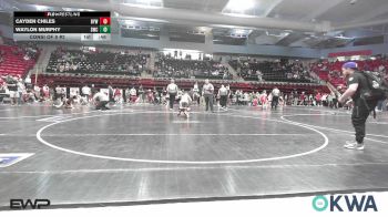 70 lbs Consi Of 8 #2 - Cayden Chiles, Bristow Elementary Wrestling Club vs Waylon Murphy, Salina Wrestling Club