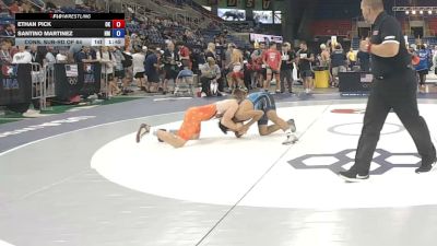 132 lbs Cons. Sub-rd Of 64 - Ethan Pick, Oklahoma vs Santino Martinez, New Mexico