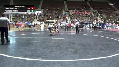 1A-4A 138 Cons. Semi - Braylen Corley, St James vs Jens Johnson, Prattville Christian Academy