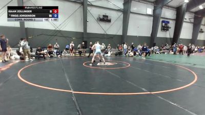 16U Boys GR - 157 lbs Cons. Round 3 - Isaak Zollinger, ID vs Trigg Jorgenson, WA