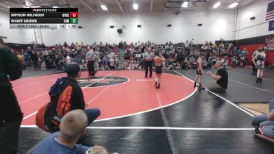 60-63 lbs Round 3 - Wyatt Crowe, Somerset vs Bryson Wiltrout, Meyersdale